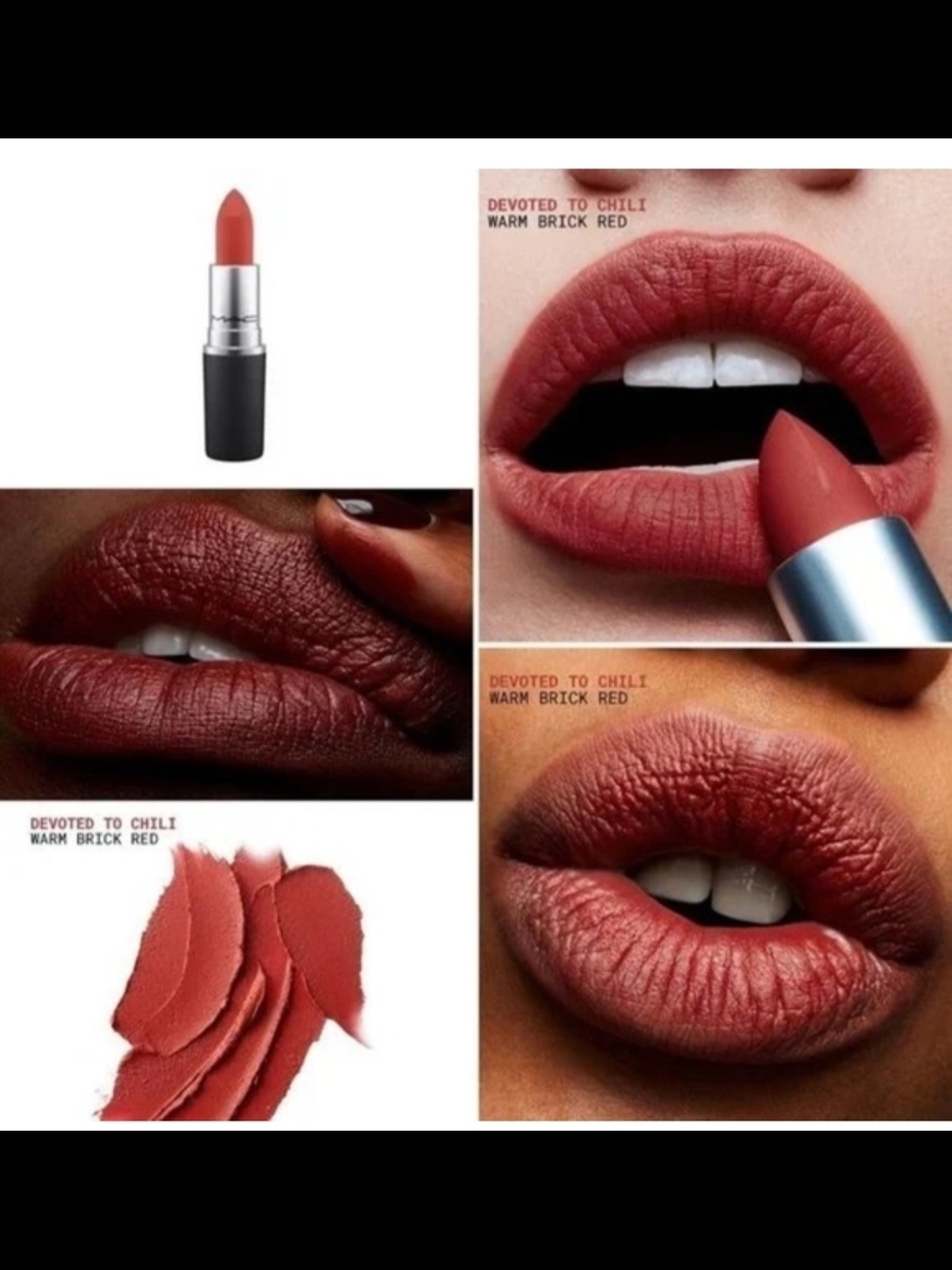 Mac  Red Matte Lipstick - Devoted to Chili